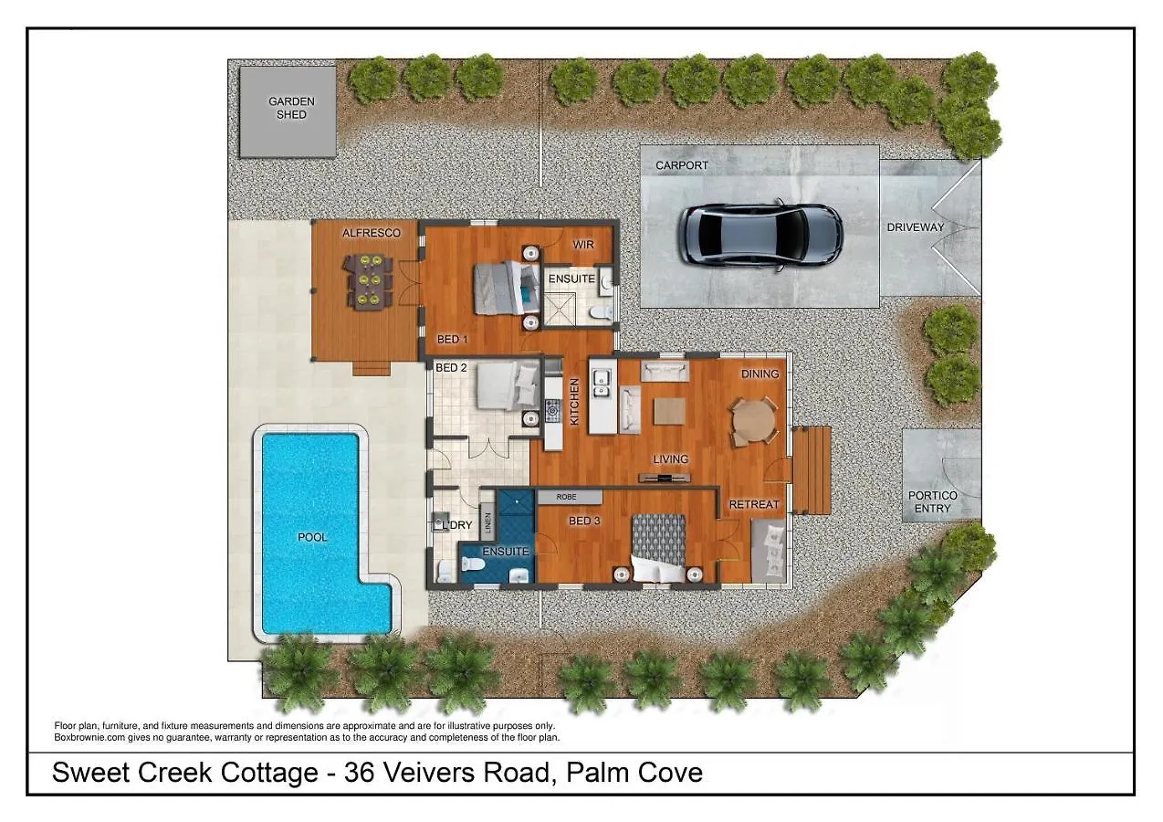 Sweet Creek Cottage, Palm Cove, 200M To Beach, Heated Pool, Pets Australia